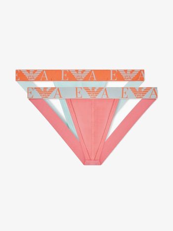 Emporio Armani Underwear Jockstrap 2 Pack Em000257 Pink Aqua