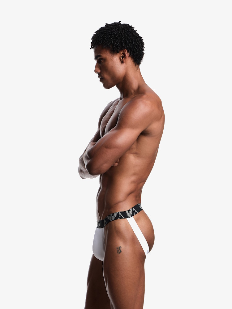 Emporio Armani Underwear Jockstrap 2 Pack Em000257 Black White