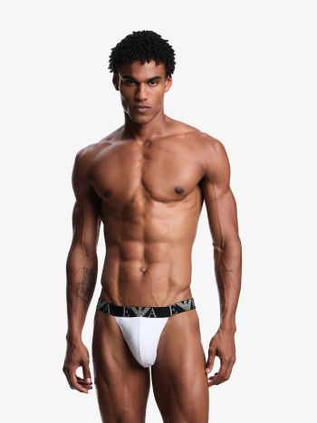 Emporio Armani Underwear Jockstrap 2 Pack Em000257 Black White