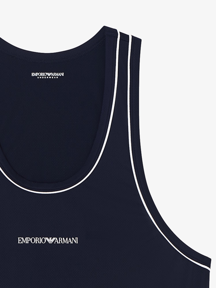Emporio Armani Underwear Microfiber Tank Top Em000387 Af19057 Ub102 Navy 1