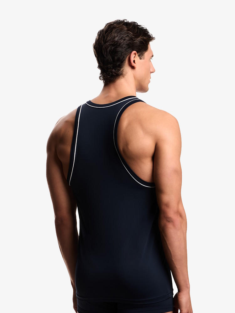 Emporio Armani Underwear Microfiber Tank Top Em000387 Af19057 Ub102 Navy 4