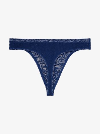 Hom Free Cut Lace String 402886 00RA Navy 2
