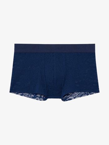 Hom Free Cut Lace Trunk Boxer 402888 00RA Navy 2