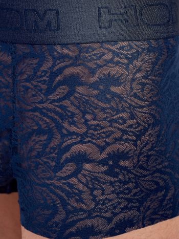 Hom Free Cut Lace Trunk Boxer 402888 00RA Navy 4