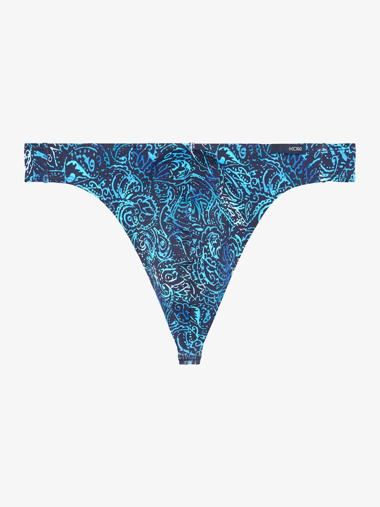 Hom Funky Styles G String 403009 P0RA Navy Print 1