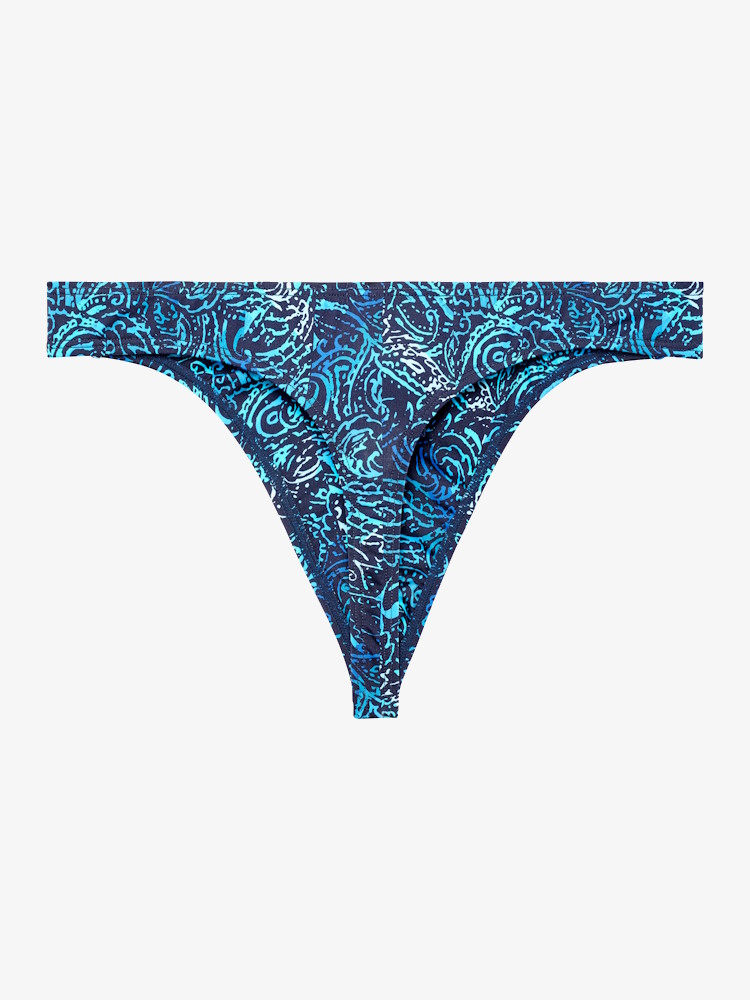 Hom Funky Styles G String 403009 P0RA Navy Print 2