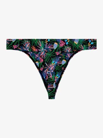 Hom Funky Styles G String 403013 P004 Black Print 2