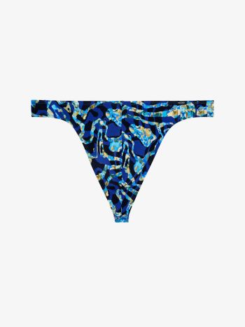 Hom Funky Styles G String 403013 P0NB Navy Blue Print 1