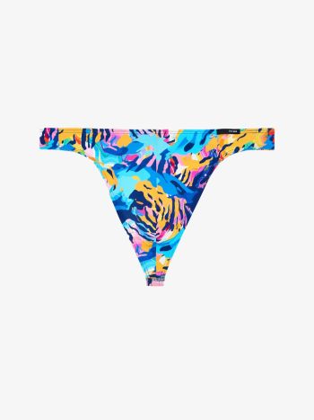 Hom Funky Styles G String 403013 P0PF Turquoise Print 1