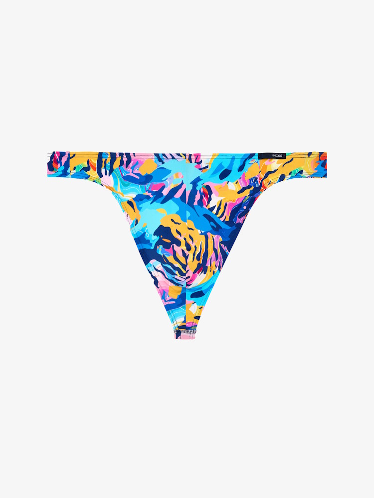 Hom Funky Styles G String 403013 P0PF Turquoise Print 1