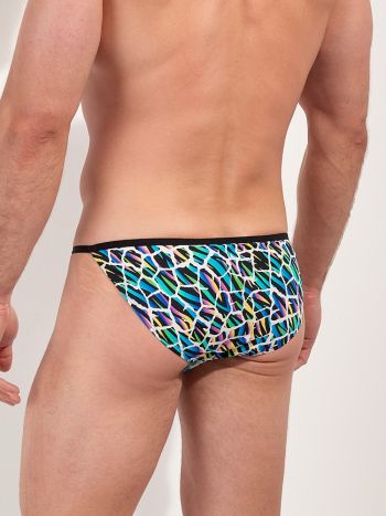 Hom Funky Styles Tanga Briefs 403014 P023 Multicolor Print 5
