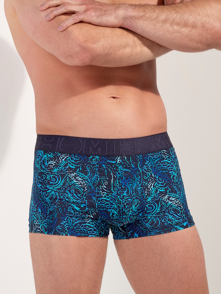 Hom Funky Styles Trunk 403016 P0RA Navy Turquoise Print 2