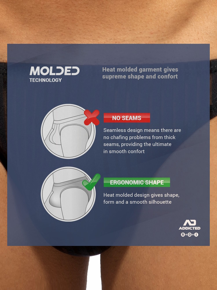 Addicted Ad1412 Black Stripe Bikini Brief Black 5