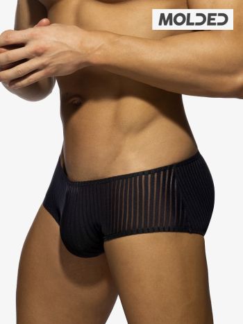 Addicted Ad1413 Black Stripe Brief Black 6