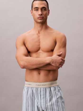 Calvin Klein Boxershorts Trad Lv00nb2945 4xw Majorca Stripe Breezy Blue 1