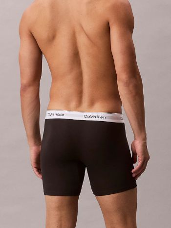 Calvin Klein Icon Cotton Stretch Boxer Brief 3 Pack Lv00nb4394 40M Pulse Stripe 4