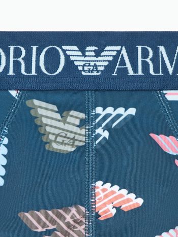 Emporio Armani Microfiber Logo Brief Em000229 Light Blue 1
