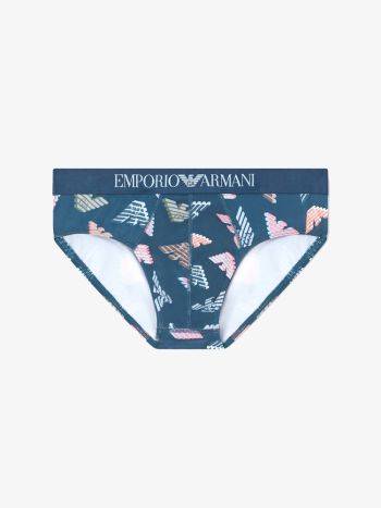 Emporio Armani Microfiber Logo Brief Em000229 Light Blue 6
