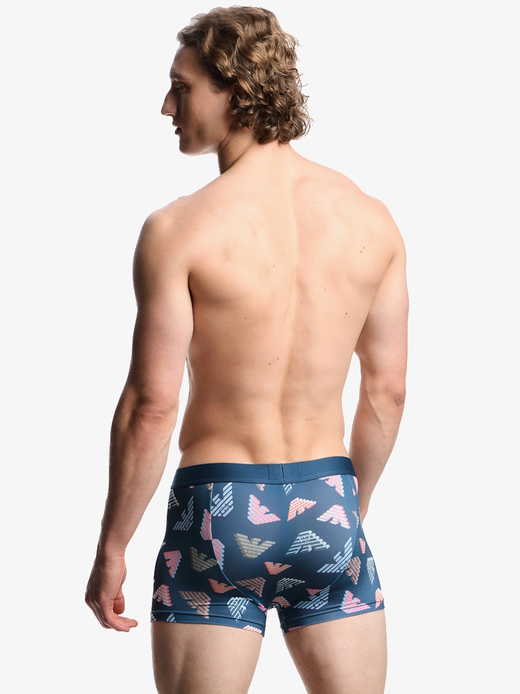 Emporio Armani Microfiber Logo Trunk Em000232 Light Blue 2