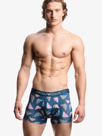 Emporio Armani Microfiber Logo Trunk Em000232 Light Blue 4