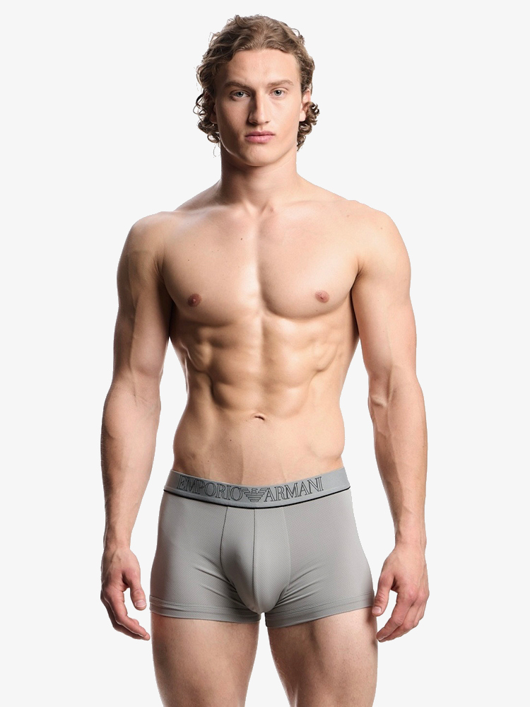 Emporio Armani Microfiber Trunk Em000237 Af19057 U8057 Steel 4