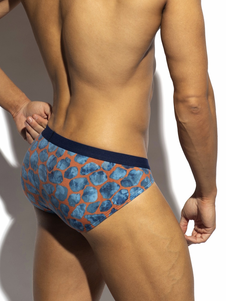 Es Collection Un655 Soft Stones Bikini Brief Navy 4