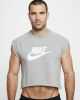 Untagged Nike Cropped Tank Top Heather Grey 1