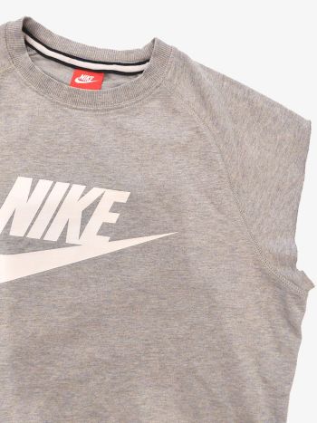 Untagged Nike Cropped Tank Top Heather Grey 2
