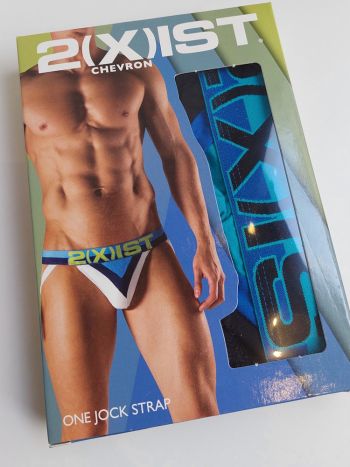 2xist Chevron Jockstrap Black 1