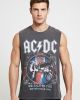 Ac Dc Tank Top Distressed Dark Grey 1