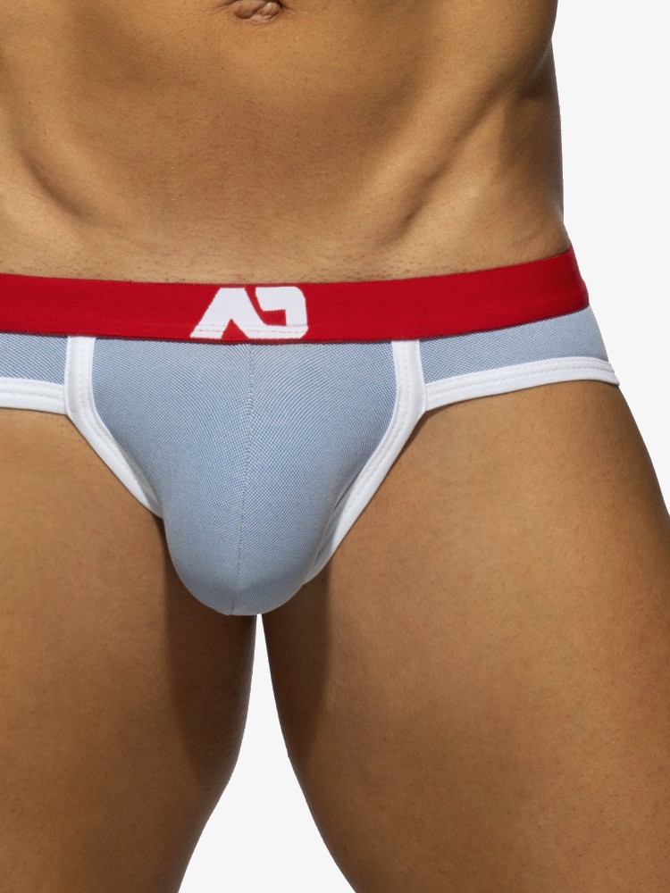 Addicted Ad1409 Pique Jeans Sports Brief Royal Blue 1