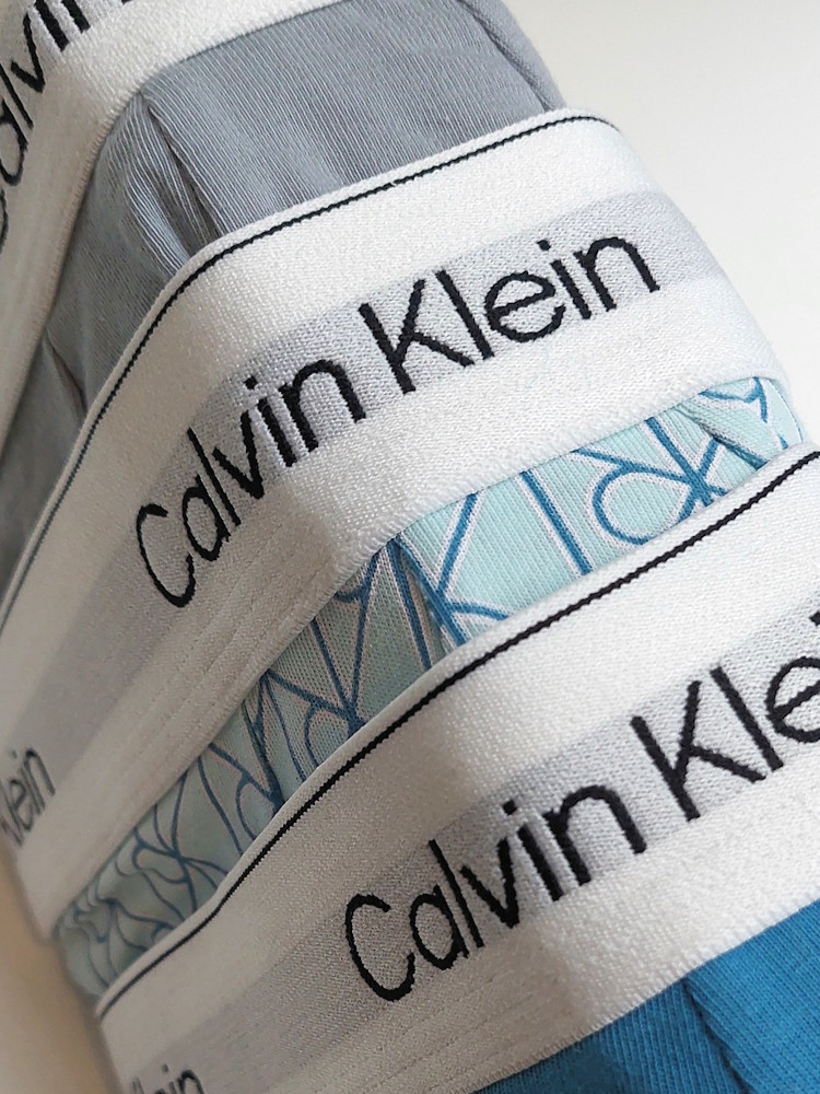 Calvin Klein 3 Pack Hip Brief Cotton Stretch Lv00nb4388 40n Misty Grey 3