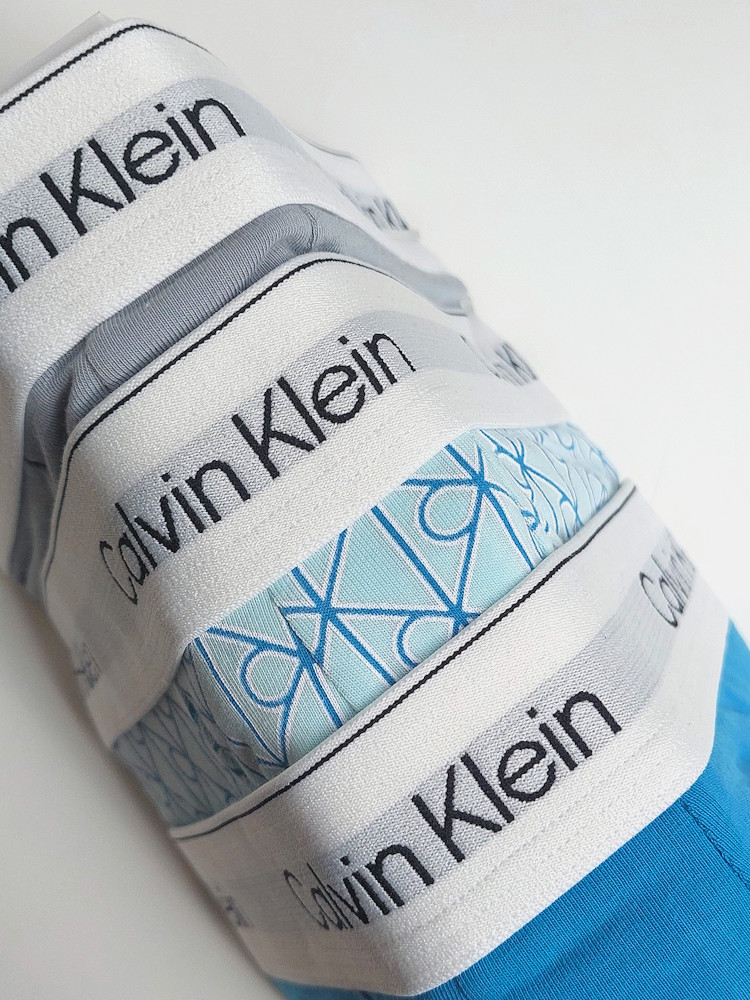 Calvin Klein 3 Pack Icon Cotton Stretch Low Rise Trunk Lv00nb4389 40n Misty Grey 4