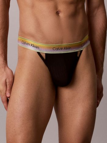 Calvin Klein Icon Mesh Thong Lv00nb4593 Ub1 Black 9