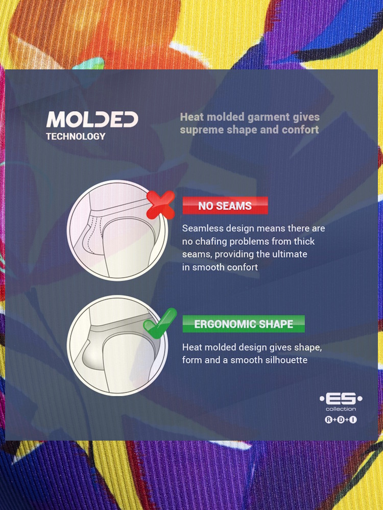 Es Collection Un663 Bold Flowers Brief Yellow 1