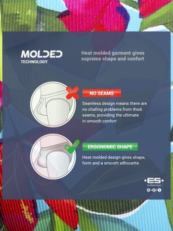 Es Collection Un664 Bold Flowers Thong Turquoise 1