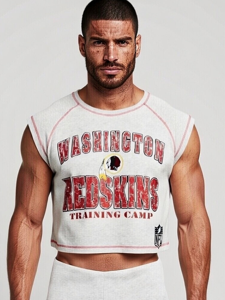 Nfl Washington Redskins Cropped Training Jersey Off White 1