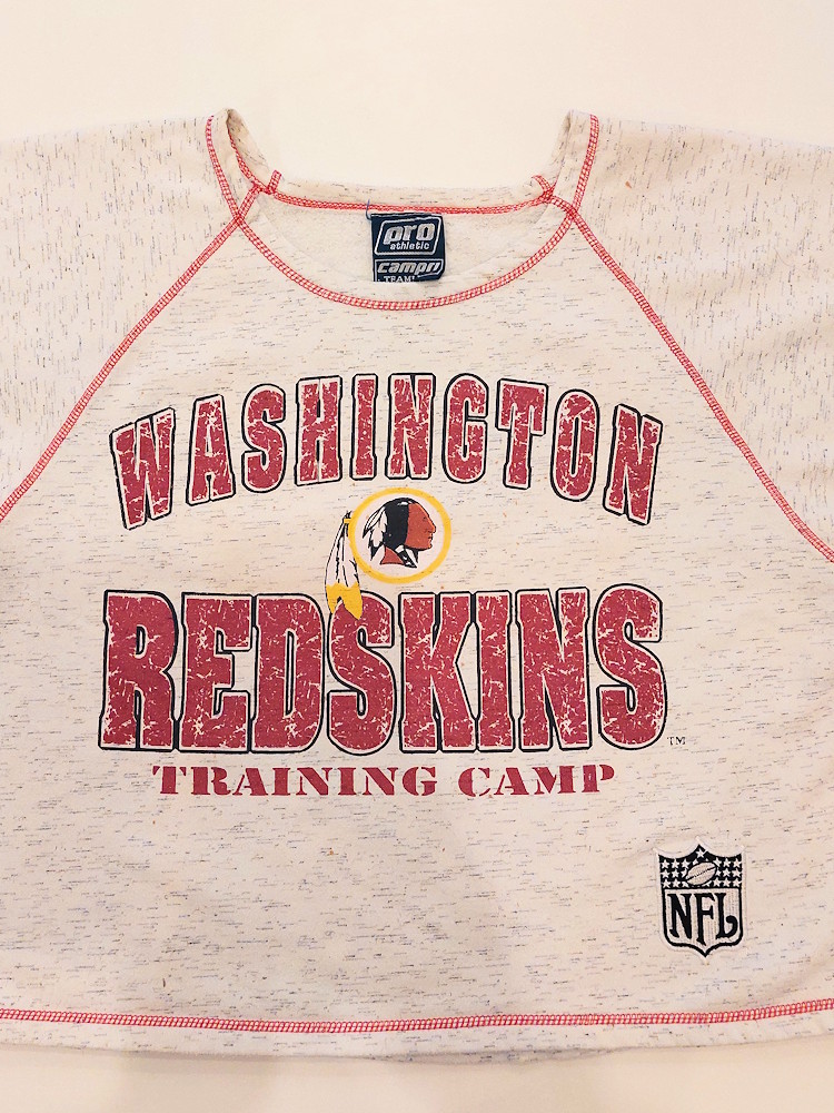 Nfl Washington Redskins Cropped Training Jersey Off White 2