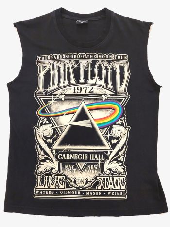 Pink Floyd Tank Top Distressed Black 3