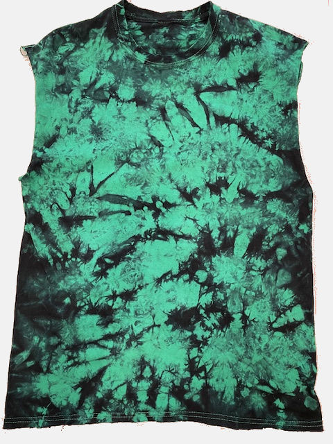Seamless Tank Top Distressed Green