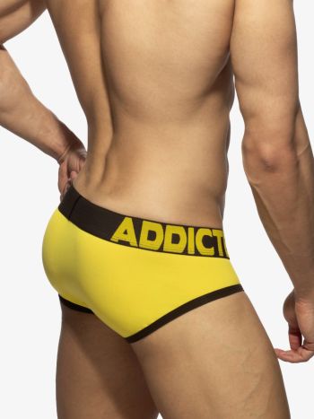 Addicted Ad1358 Naked Feeling Brief Yellow 3