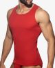 Addicted Ad1378 Puff Tank Top Red 2