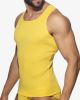 Addicted Ad1378 Puff Tank Top Yellow 2
