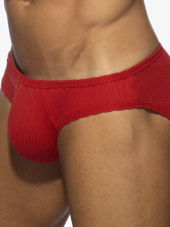 Addicted Ad1379 Puff Bikini Brief Red 1