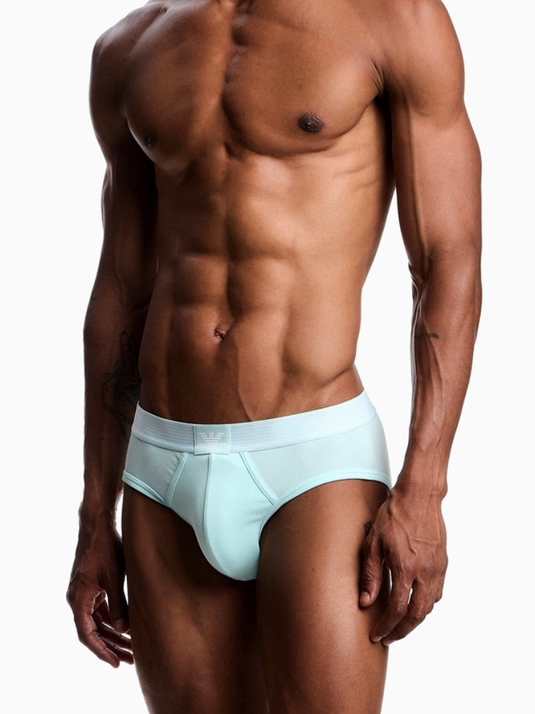 Emporio Armani Brief 2 Pack Em000401 Af18884 Navy Mint 2