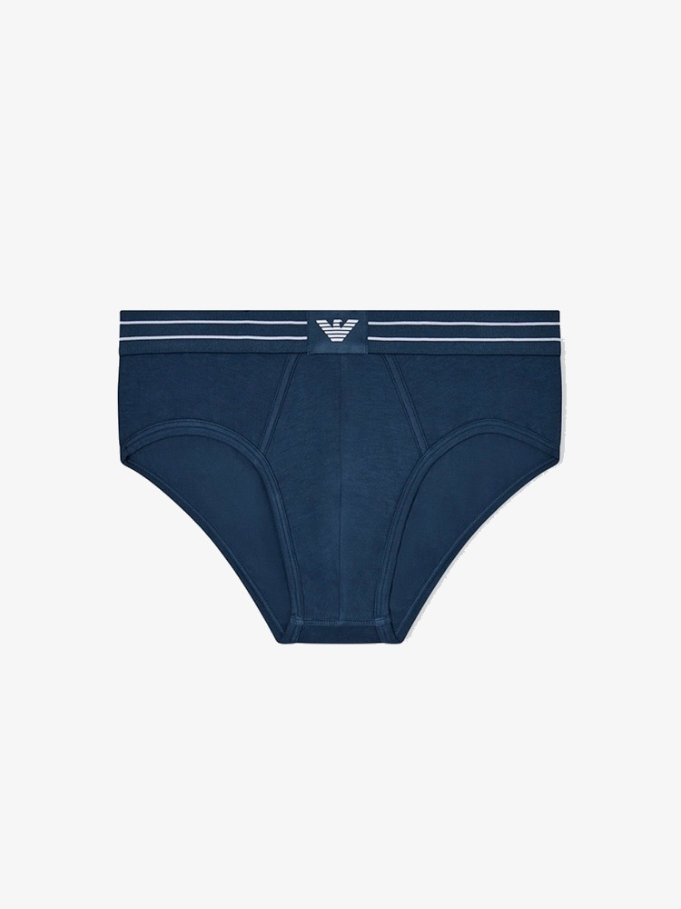 Emporio Armani Brief 2 Pack Em000401 Af18884 Navy Mint 3