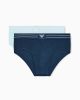 Emporio Armani Brief 2 Pack Em000401 Af18884 Navy Mint 5