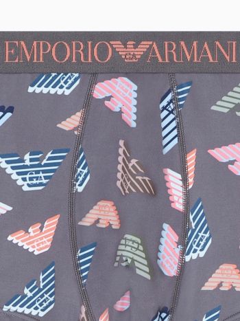 Emporio Armani Microfiber Logo Trunk Em000232 Steel 4
