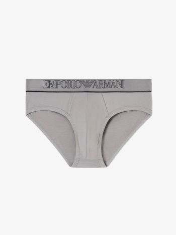 Emporio Armani Microfiber Mesh Brief Em000230 Af19057 Steel 3