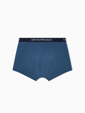 Emporio Armani Trunk 3 Pack All Over Eagle Logo Em000260 Af20671 Light Blue 3